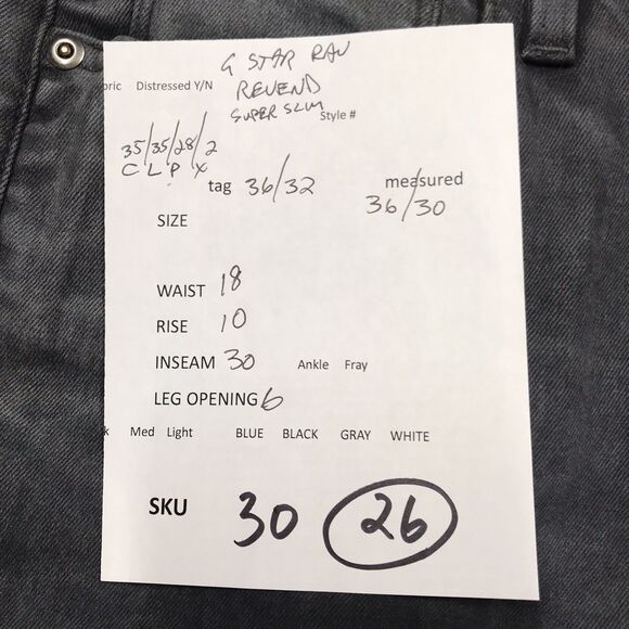 G-Star Slim Fit Jeans - Charcoal - Picture 15 of 15